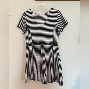 Striped JCrew dress